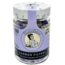 Blazy Susan Purple Carbon Filter Tips Xtra Slim 100ct Jar